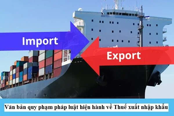 Tổng hợp văn bản quy phạm pháp luật hiện hành về thuế xuất nhập khẩu