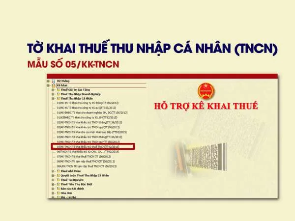 Tờ Khai Thuế Thu Nhập Cá Nhân (TNCN) - Mẫu Số 05/KK-TNCN