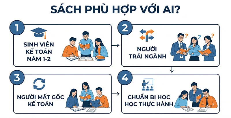 Sách nguyên lý kế toán phù hợp với ai?